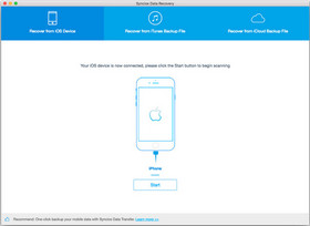 connect iPhone to smart recover preview