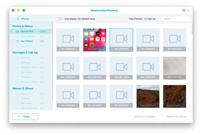 preview downloaded iCloud backup file