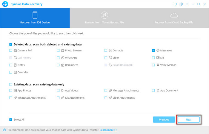 iPhone data recovery