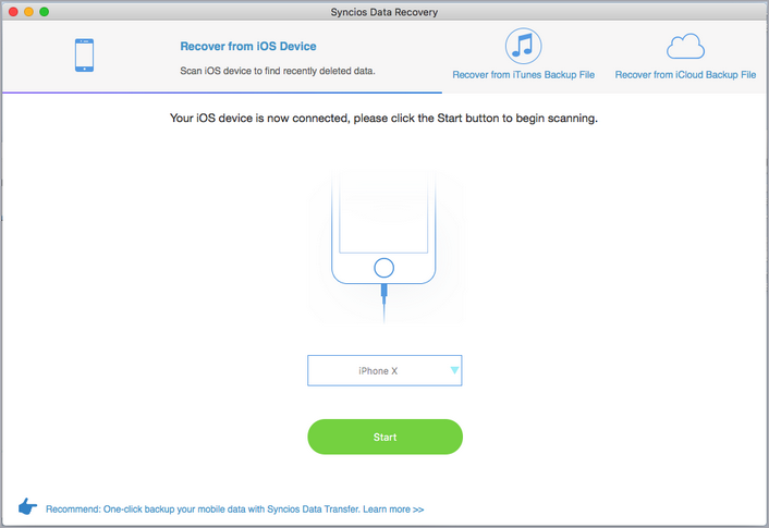 connect iOS 11 device