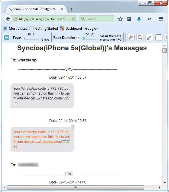 download iphone messages to pc