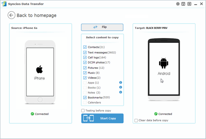 connect your two devices