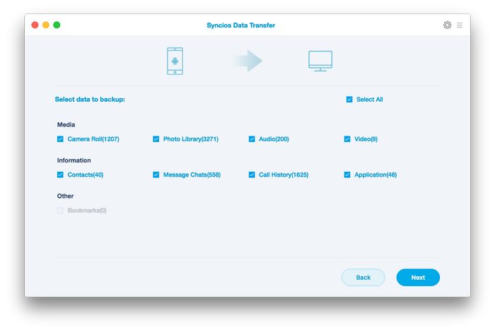 backup samsung s8 to mac