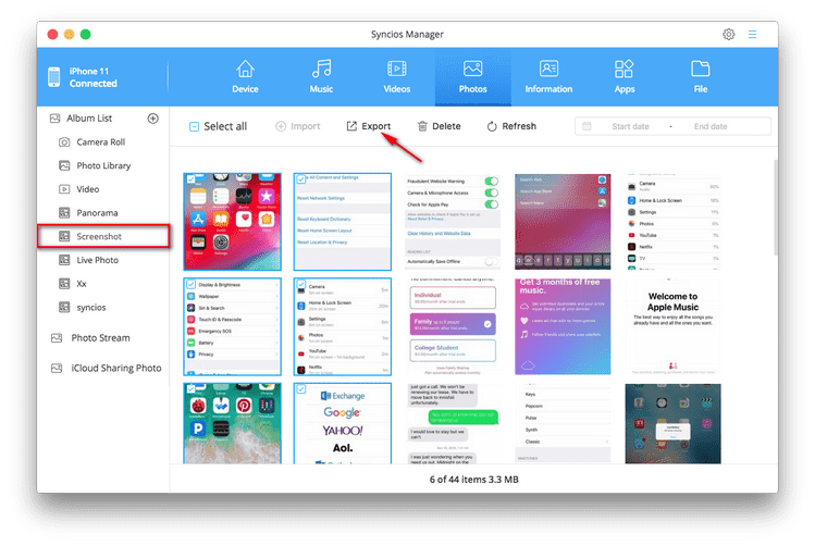How to Transfer Data from iPhone 11 to Mac for Free