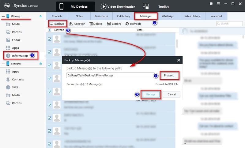 restore iphone messages to Samsung Galaxy S25