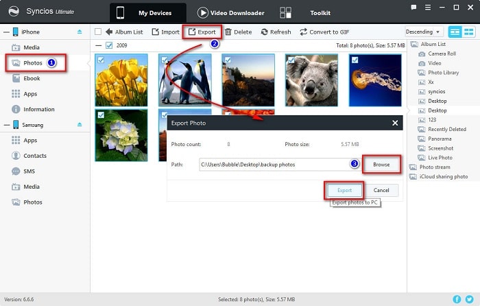 transfer iphone photos to Samsung Galaxy S25
