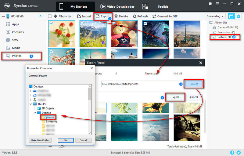 Transfer pictures from Samsung Galaxy S25 to computer 