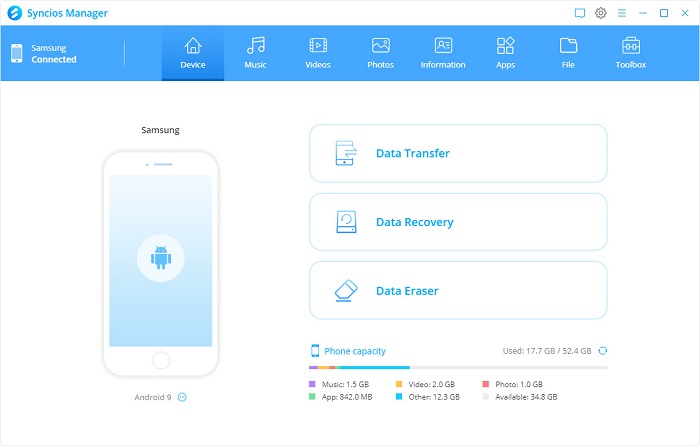 connct samsung galaxy s21 to mobile manager