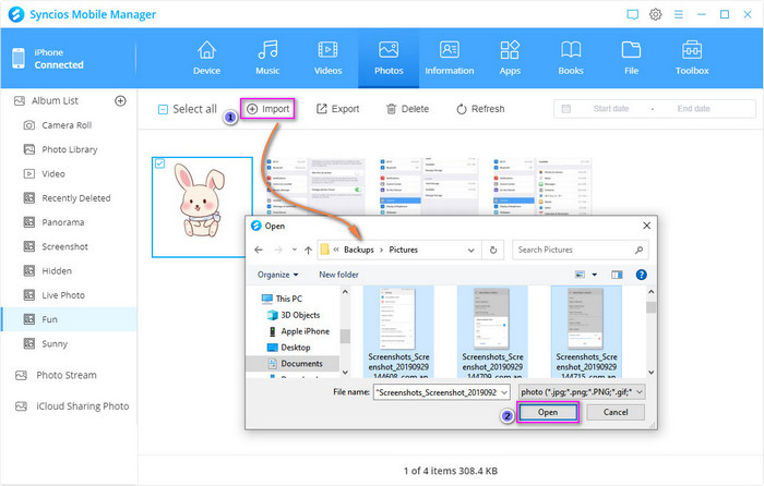 import photo to Huawei Mate 40 from computer