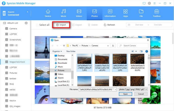 transfer Xiaomi 15 / 15 Pro photos to computer