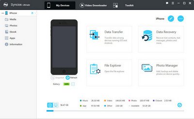 Download Syncios Free and Ultimate iOS Transfer, Free iPad Transfer, Free  iPhone to PC Transfer Solution