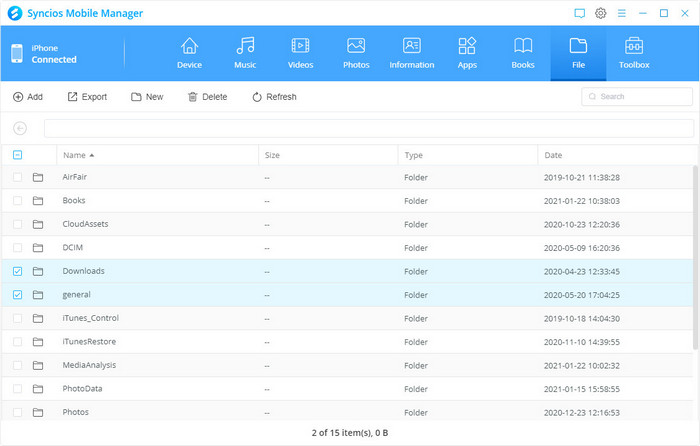 File management