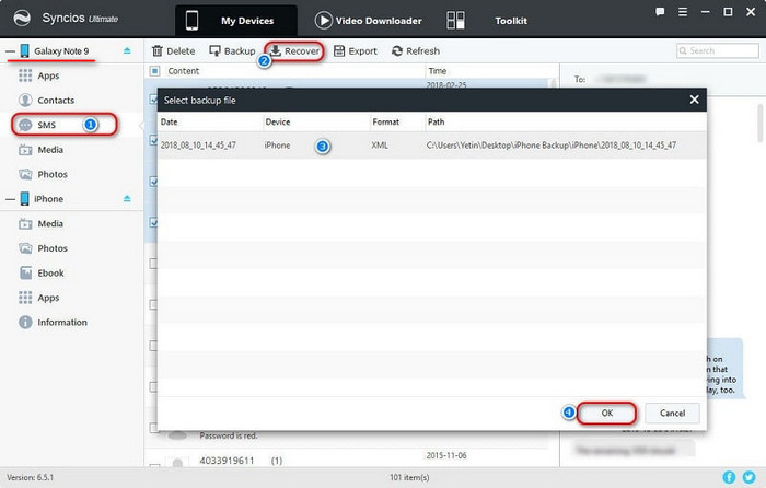 recover iphone messages to Samsung Galaxy S25