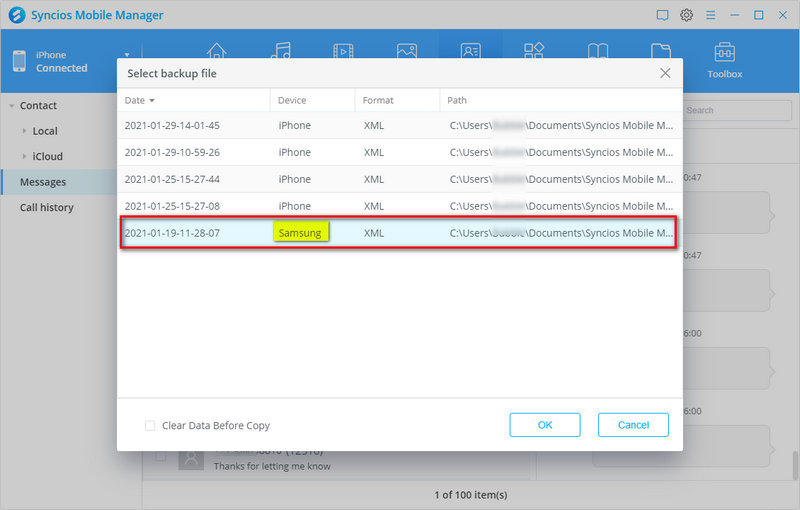 recover iphone messages to iPhone 16