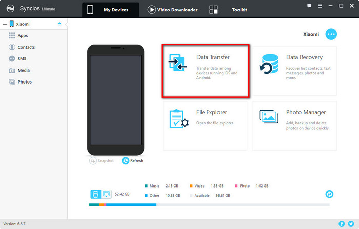 Backup and Restore Xiaomi with Data Transfer