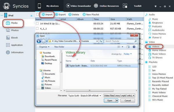 Transfer WMV Videos to iPhone, iPad or iPod