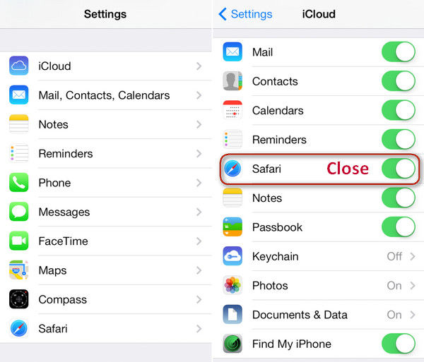 iCloud einstellen