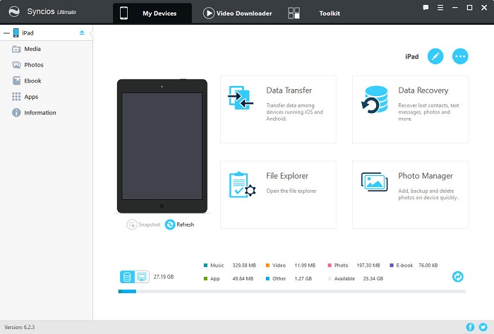 Syncios iPhone Manager