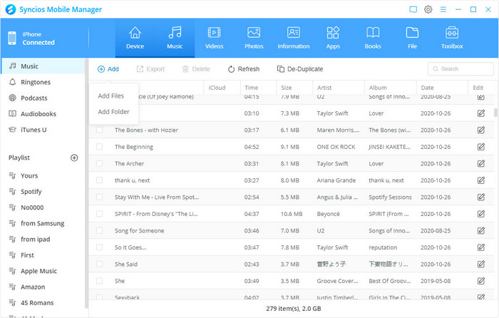 Manage Media File