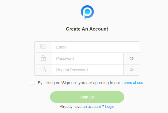 Create An PanSpy Account