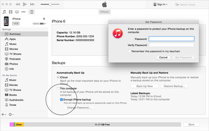 How To Uncheck The Encrypt Iphone Backup Option In Itunes
