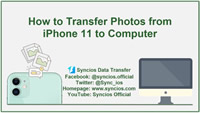transfer iphone 11 photos to computer
