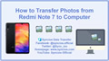 transfer redmi note 7 photos to computer