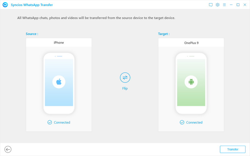 transfer iphone whatsapp data to OnePlus 13