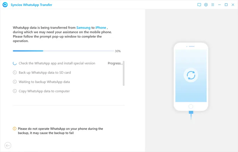 transfer whatsapp