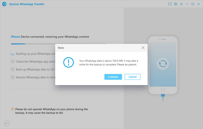 transfer whatsapp from iPhone
