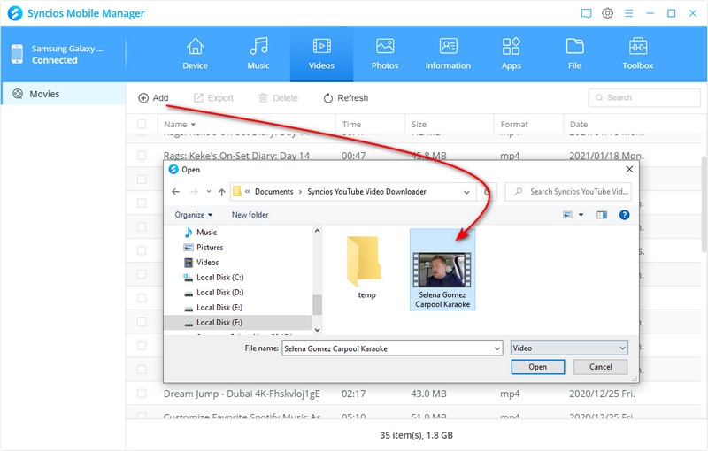copy and pasted youtube url to downloader