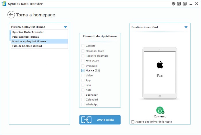 sync itunes music to android