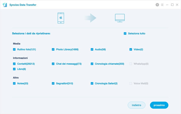 select desired data