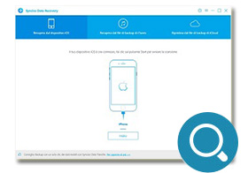 connect iPhone to smart recover preview