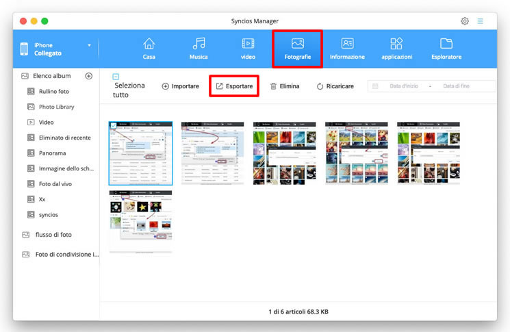 export photos from iPhone to Mac