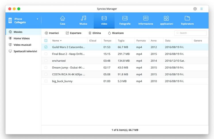 manage video files on mac