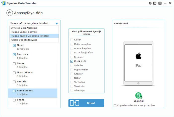 sync itunes music to android