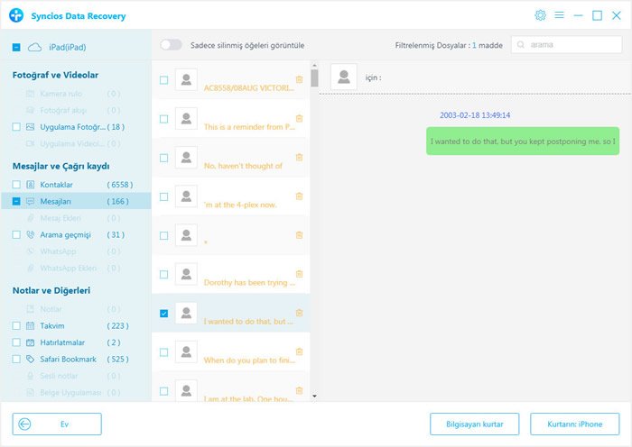 scan downloaded iCloud backup file